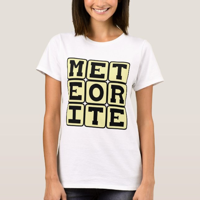 Camiseta Meteorito, Detritos Espaciais (Frente)