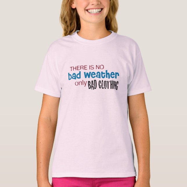 Camiseta Meteorologia e Vestuário (Frente)