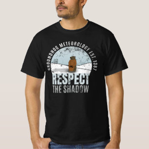 Camiseta Meteorologia Groundhog Respeita A Camisa-Sombra