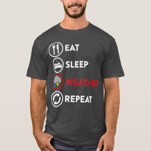 Camiseta Meteorologia Meteorologia Homem Tempestade Chaser
