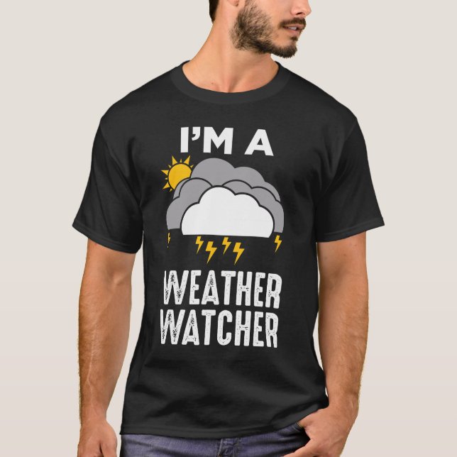 Camiseta Meteorologia Meteorologista do meteorologista (Frente)