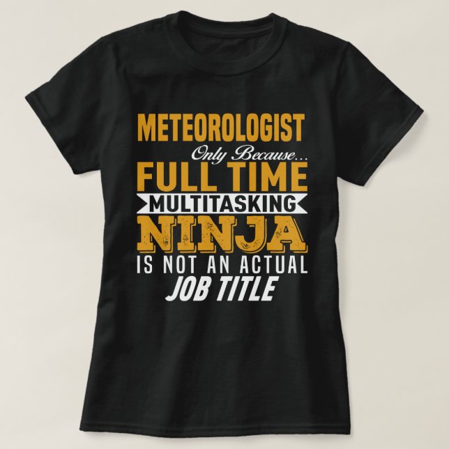 Camiseta Meteorologista (Frente do Design)