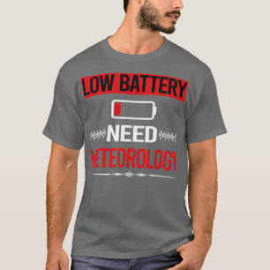 Camiseta Meteorologista de Baixa Bateria