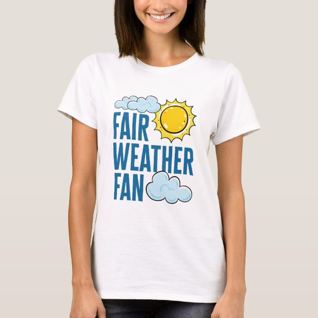 Camiseta Meteorologista do Ventilador do Clima Justo (Frente)