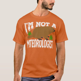 Camiseta Meteorologista Groundhog Woodchuck Gift