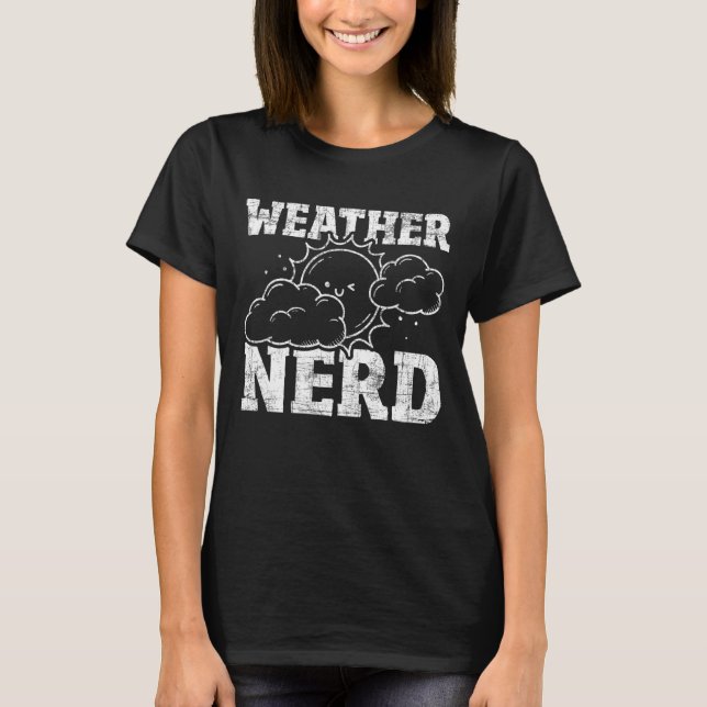 Camiseta Meteorologista Meteorologista De Nerd Meteorológic (Frente)