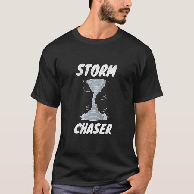 Camiseta Meteorologista Meteorologista Tornado Storm Ch (Frente)