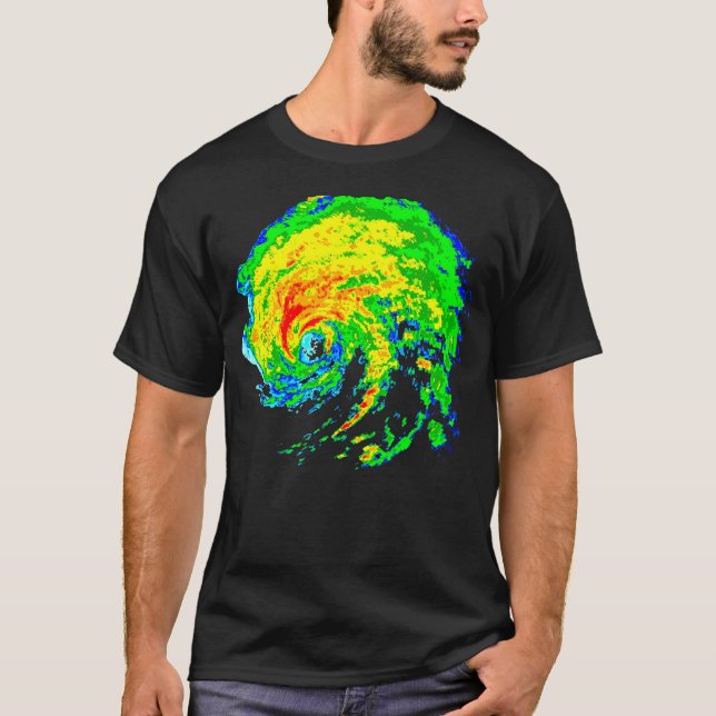 Camiseta Meteorologista Tempestade Perseguindo Imagem de Ra (Frente)