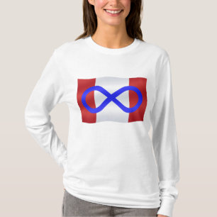 Camiseta Metis Pride First Nations Metis T-shirts femininas