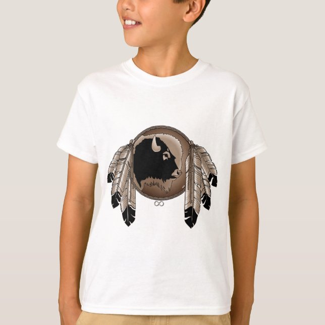 Camiseta Metis Pride Kids T-shirt Nation Art Tee (Frente)