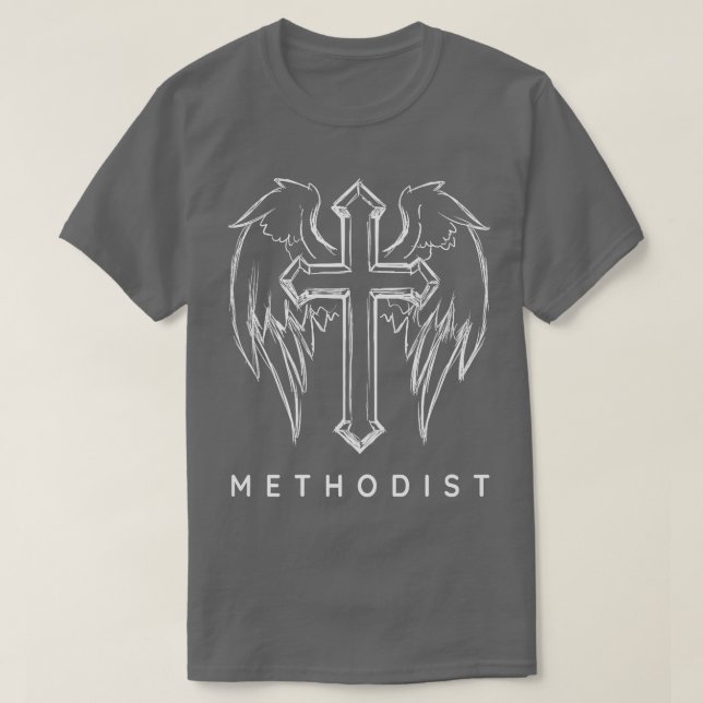 Camiseta Metodista Clássico Metodista Cristão Metodista Mod (Frente do Design)