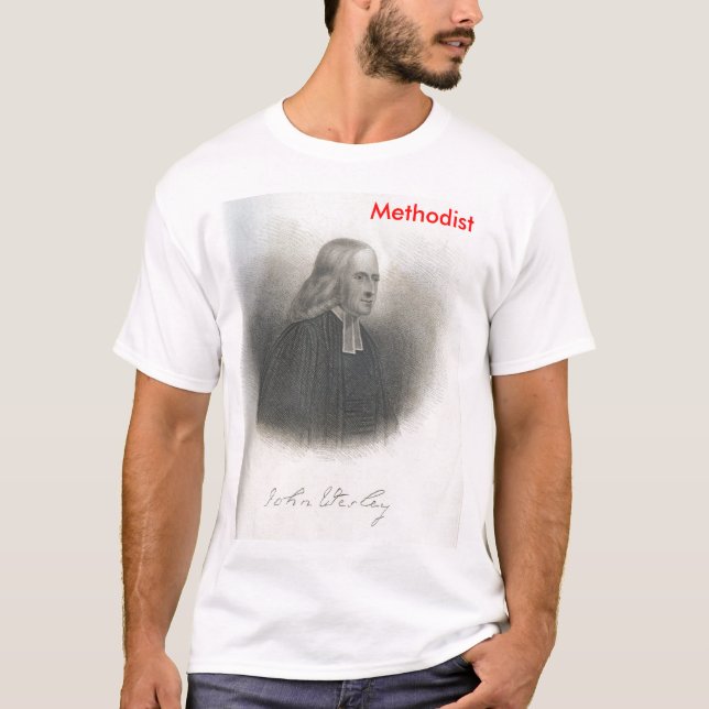 Camiseta metodista de John Wesley (Frente)