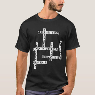 Camiseta Método Científico Acrosado Pesquisa em Ciência