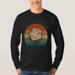 Camiseta Métodos Questionáveis de Boas Intenções Chaóticas