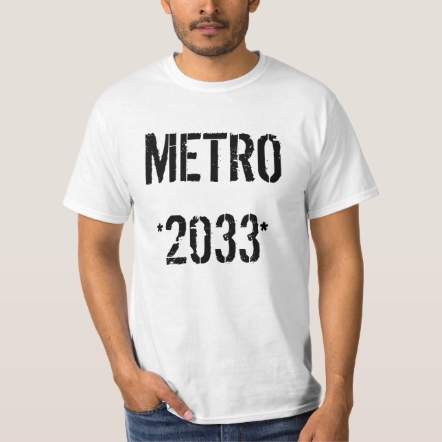 CAMISETA METRO 2033 (Frente)