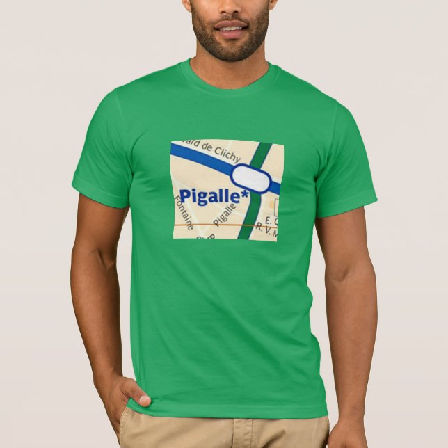 Camiseta Metro de Paris Pigalle (Frente)