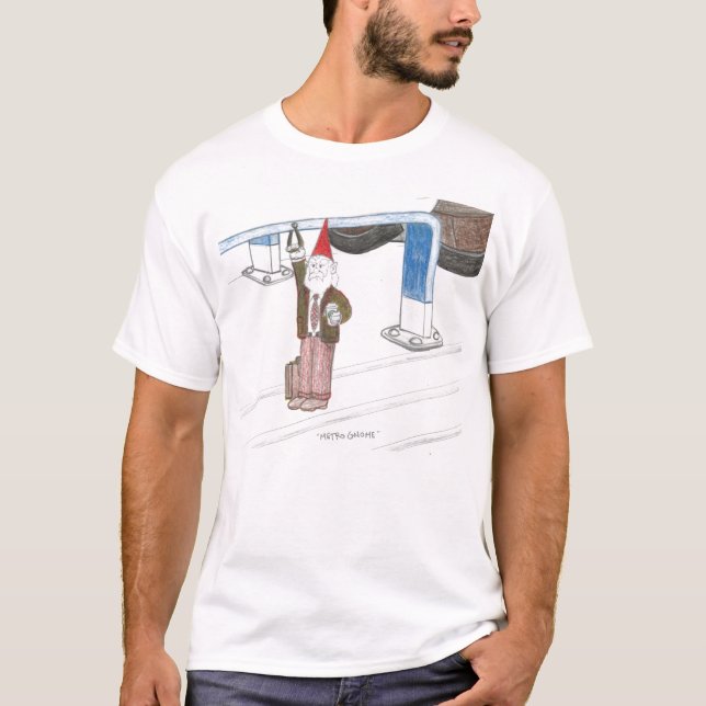 Camiseta metro-gnomo (Frente)