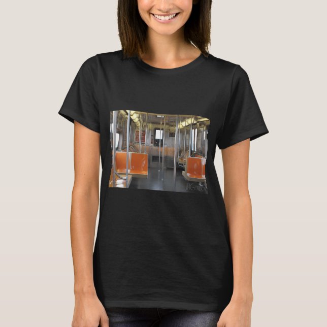 Camiseta Metrô para Coney Island NYC (Frente)
