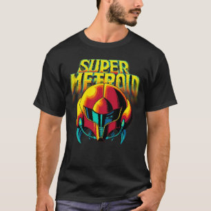 Camiseta Metroid Dread Retro Samus Graphic T Shirt