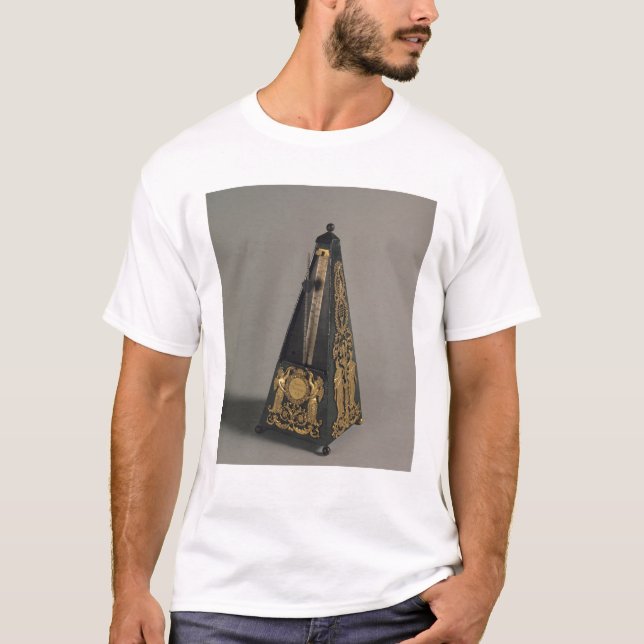 Camiseta Metrônomo piramidal, 1815 (Frente)
