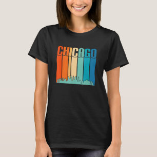 Camiseta Metropole da Cidade de Skyline em Chicago