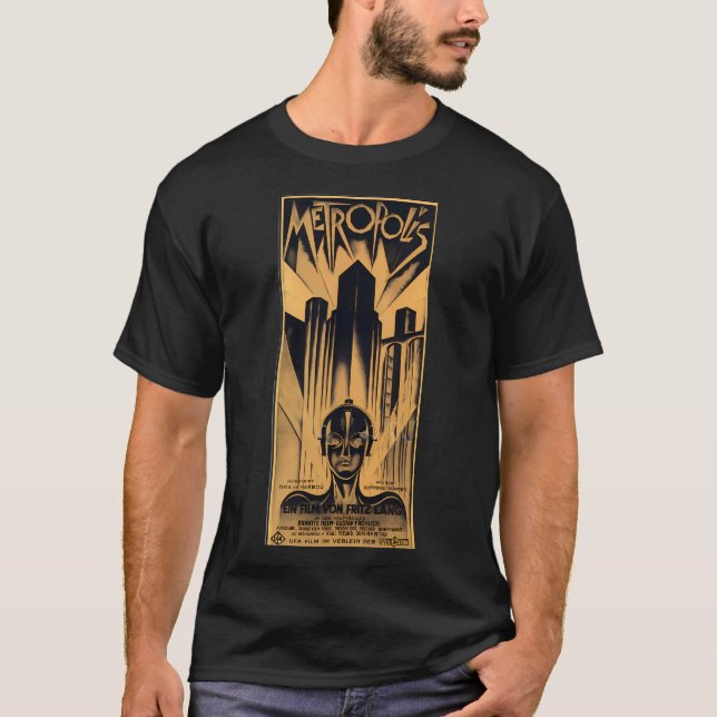 Camiseta Metropolis - Filme Fritz Lang (Frente)