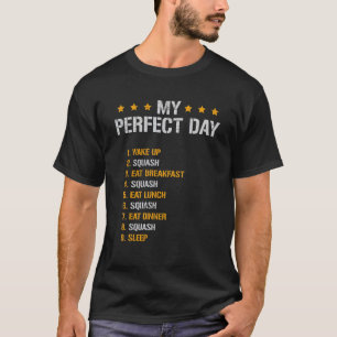 Camiseta Meu Acordar Perfeito Para Cima Esquadrão Jogar Ser