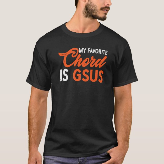 Camiseta Meu acorde favorito é Gsus      (Frente)