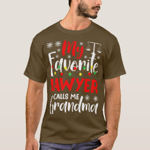 Camiseta Meu Advogado Favorito Me Chama De Família Advogada