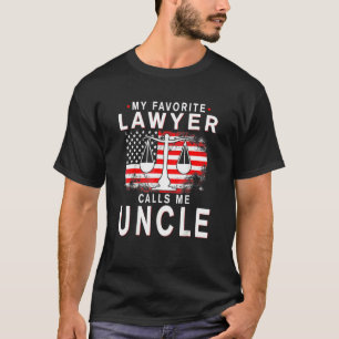 Camiseta Meu Advogado Favorito Me Chama De Tio Dia de os pa