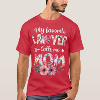Camiseta Meu Advogado Favorito Me Chama Mãe Advogada Procur