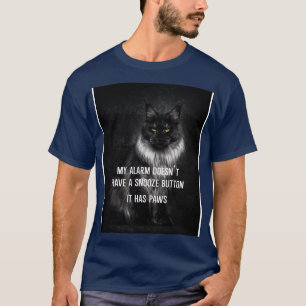 Camiseta Meu Alarme tem patas