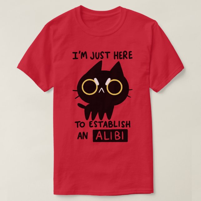 Camiseta Meu álibi (Frente do Design)