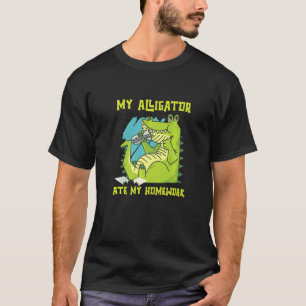 Camiseta Meu Alligador Ate Minha Casa Répteis Zoo Ponds Cr