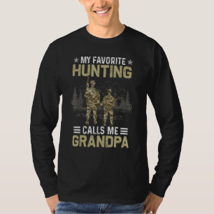 Camiseta Meu amigo caçador favorito chama o vovô de gordura