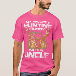 Camiseta Meu Amigo De Caça Favorito Me Chama De Tio