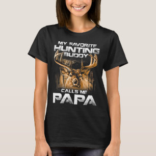 Camiseta Meu Amigo De Caça Favorito Me Chama Papai
