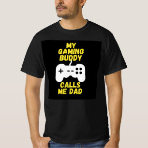 Camiseta Meu amigo de jogos me chama de pai