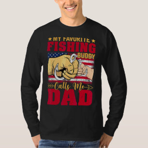 Camiseta Meu amigo de pesca favorito me chama de pai Pai