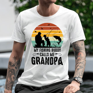 Camiseta Meu Amigo De Pesca Me Chama Avô
