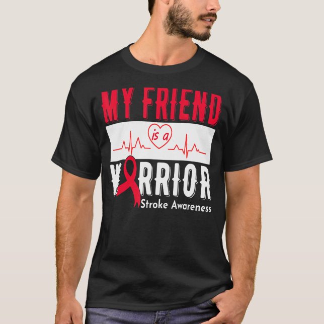 Camiseta Meu Amigo É Um Guerreiro Que Causou Consciência Su (Frente)