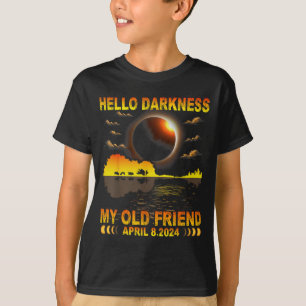 Camiseta Meu Amigo Escuridão Hello Eclipse Solar