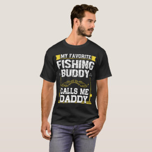 Camiseta Meu amigo favorito da pesca chama-me pai
