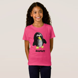 Camiseta Meu amigo o pinguim, personalizado para miúdos
