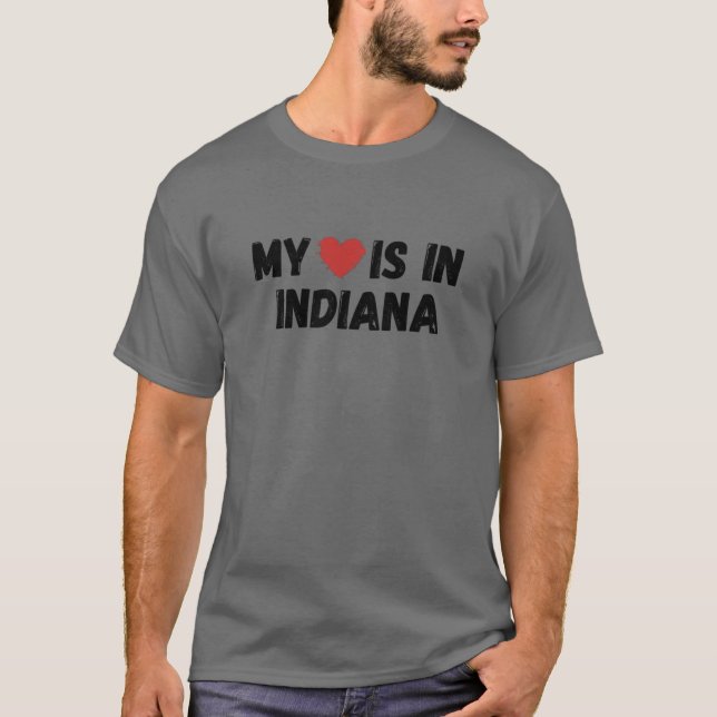 Camiseta Meu Amor É Em Indiana (Frente)