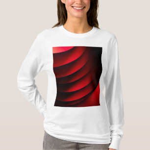 Camiseta meu amor é vermelho e círculos