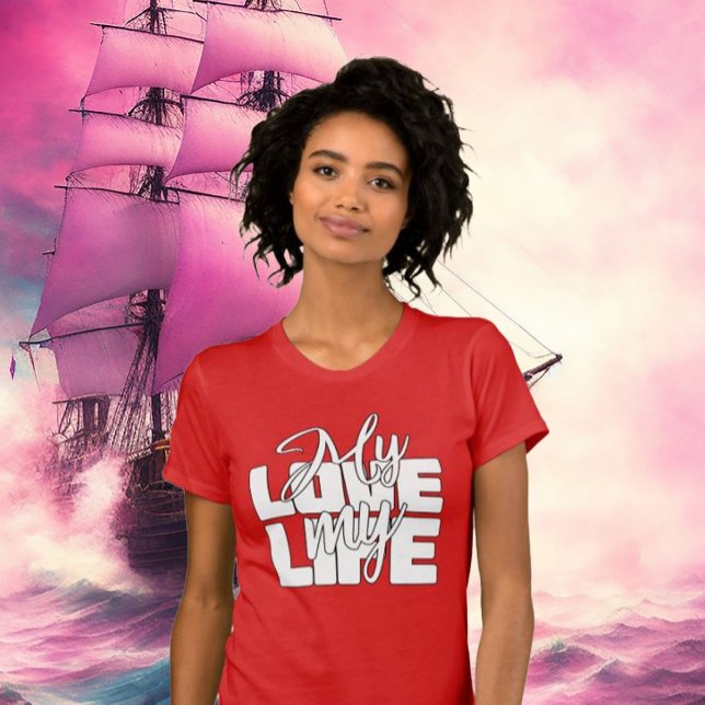 Camiseta Meu Amor Minha Vida (Criador carregado)