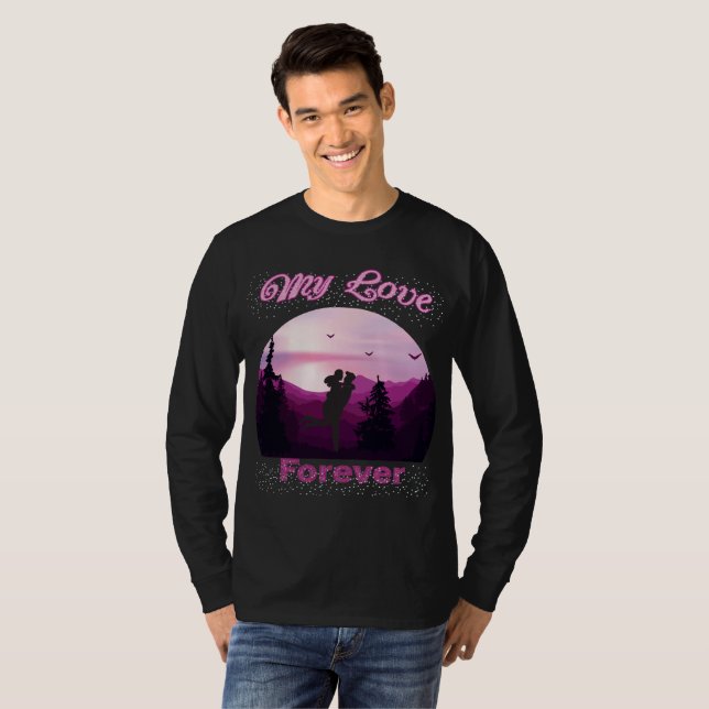 Camiseta meu amor para sempre (Frente Completa)