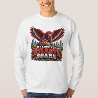 Camiseta Meu Amor por Atlanta Soars Fã de Futebol