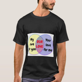 Camiseta Meu Amor Seu Amor Nossa Casal T-Shirt
